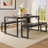 Ezzah Rectangular Dining Set with Benches-883681608-815841248-815841251