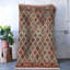 Tapis décoratif multicolore à motif de croix traditionnel beige-1558378051