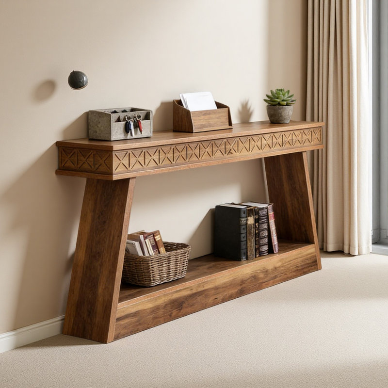 Two-Tiered Sofa Table,Versatile Entryway Table,Console Table