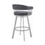 Tabouret de bar pivotant en similicuir Mod-532434703-532434698