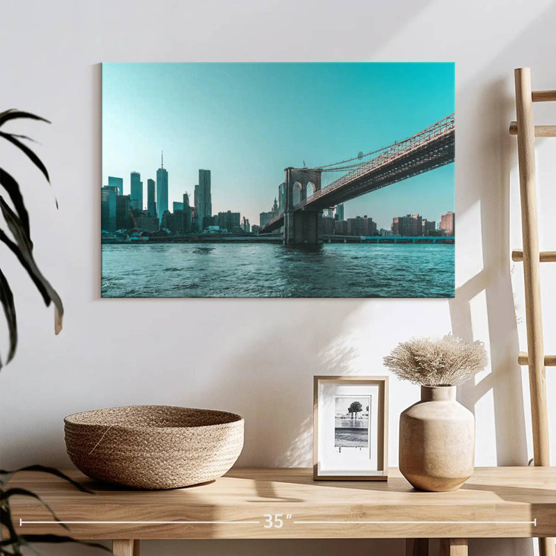 Lilie Brooklyn Bridge Daybreak, 16" H x 24" W