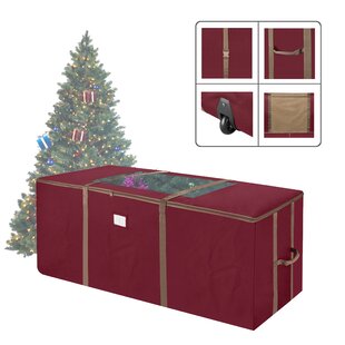 RUBBERMAID Christmas TREE & LAWN Ornament Storage Bag Fits Trees Up To 7.5'  Tall