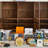 Popular retro storage bookcase