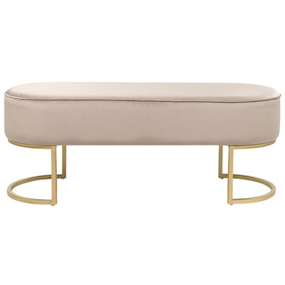 Kopstal Polyester Upholstered Bench