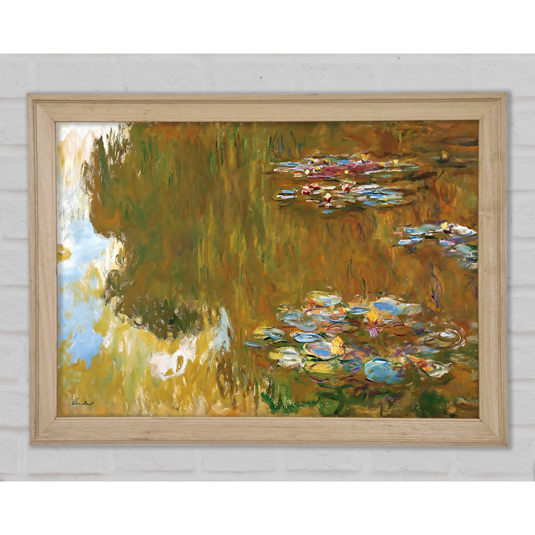 Monet Die Seerose Ponda - Einzelner Bilderrahmen Kunstdrucke