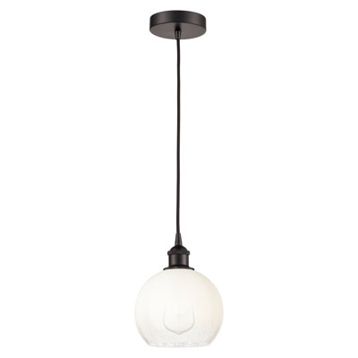 Edison - Brookhaven Globe - Mini luminaire suspendu à cordon 8 po 1 lumière