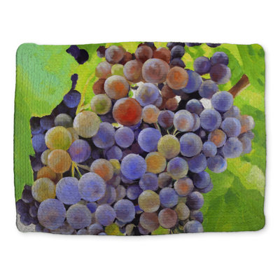 Braided Polyester Placemat - Bunch of Grapes Kitchen Decor