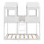 Woodbunk Bed With Roof,Window,Guardrail,Ladder-2083181671