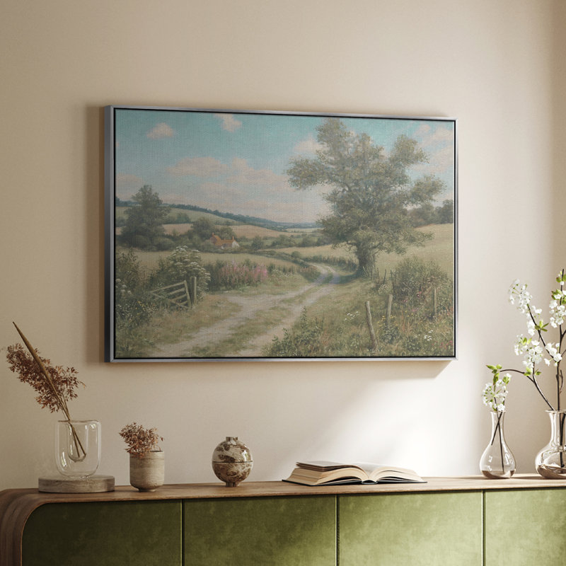 "Vintage Landscape - CCL" sur toile, H 17 po x l 25 po