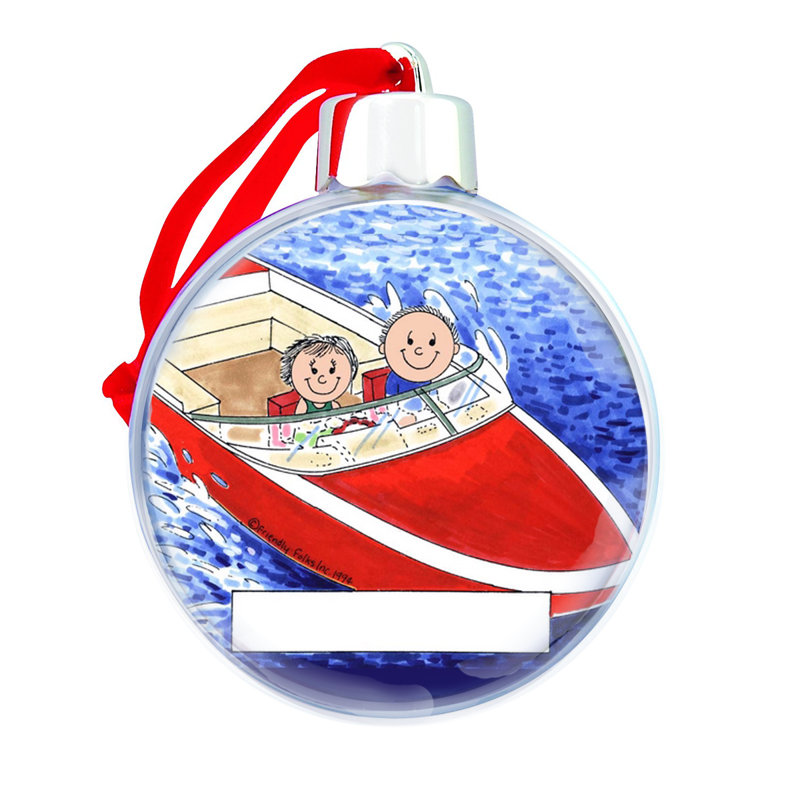 Ornement en forme d'ampoule de Noël personnalisé, Oui