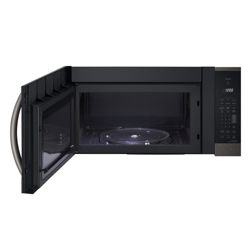 LG Smart Over-the-Range Microwave, 1.8 cu. ft., Black Stainless Steel