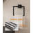 Obsidian 5 Pieces Bathroom Hardware Accessories Set With Towel Holder, Roll Paper Holder, 2 Hooks, Towel Ring, Matte Black-121610312