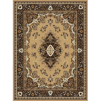 Tapis Touffeté brun/noir Leeman
