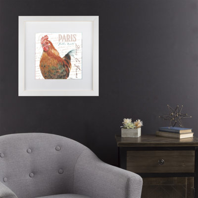 « à la ferme coq i », reproduction d’impression sur toile