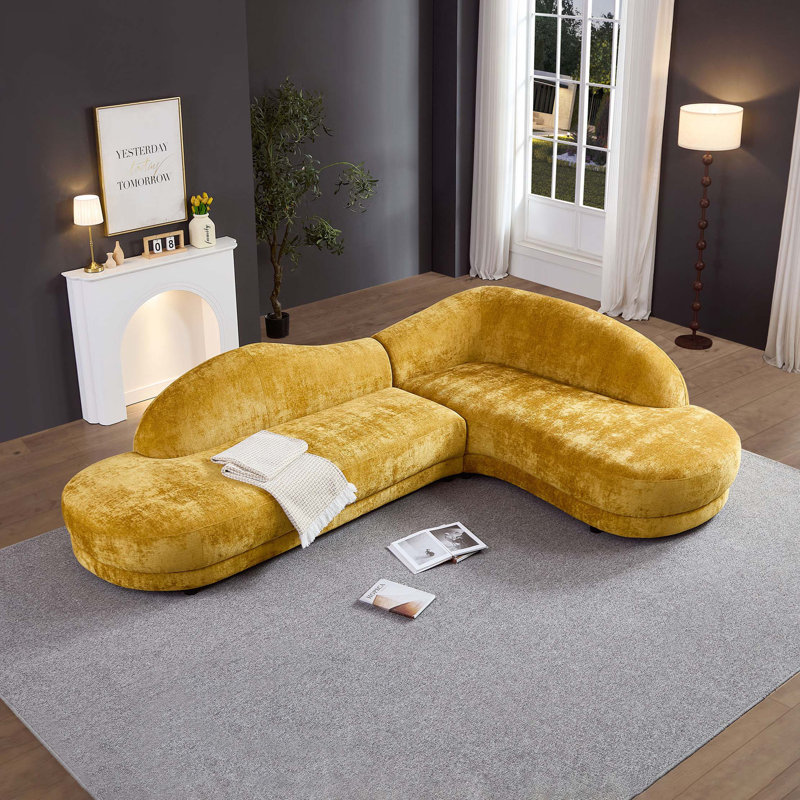 Canapé 113,78 pouces Mid-Century