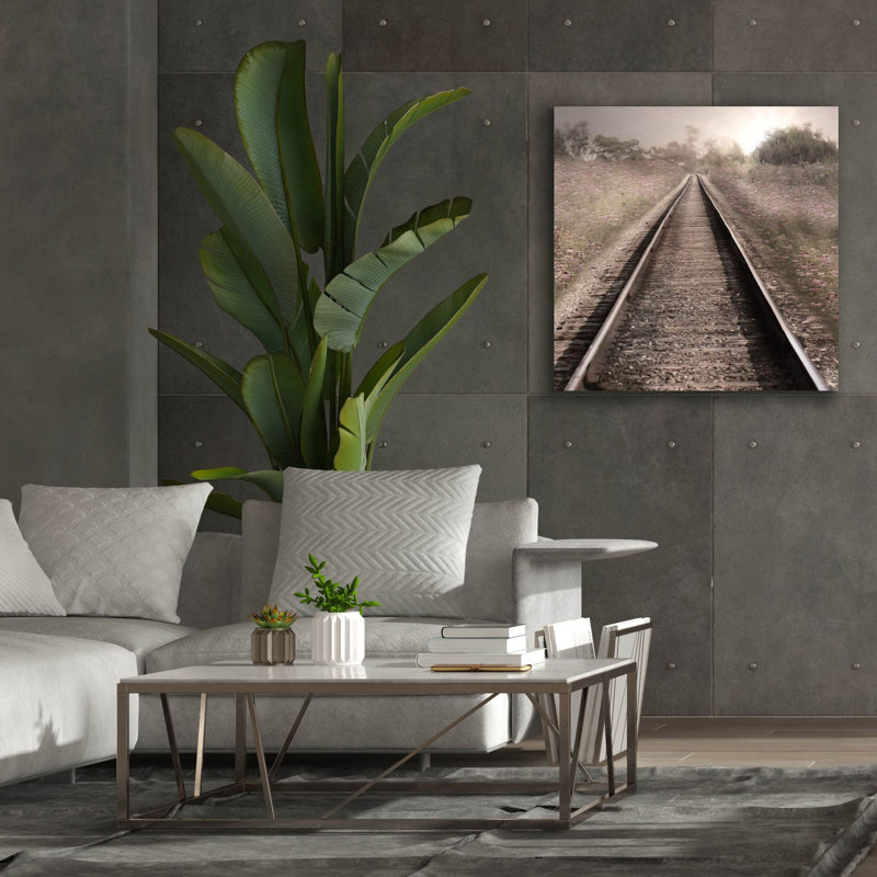 "The prochain arrêt" par Lori Deiter, art mural sur toile, H 37 po x l 37 po