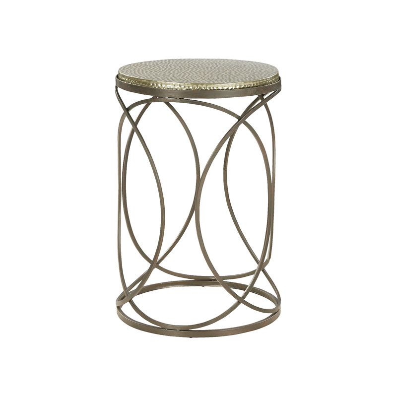Jair Drum End Table