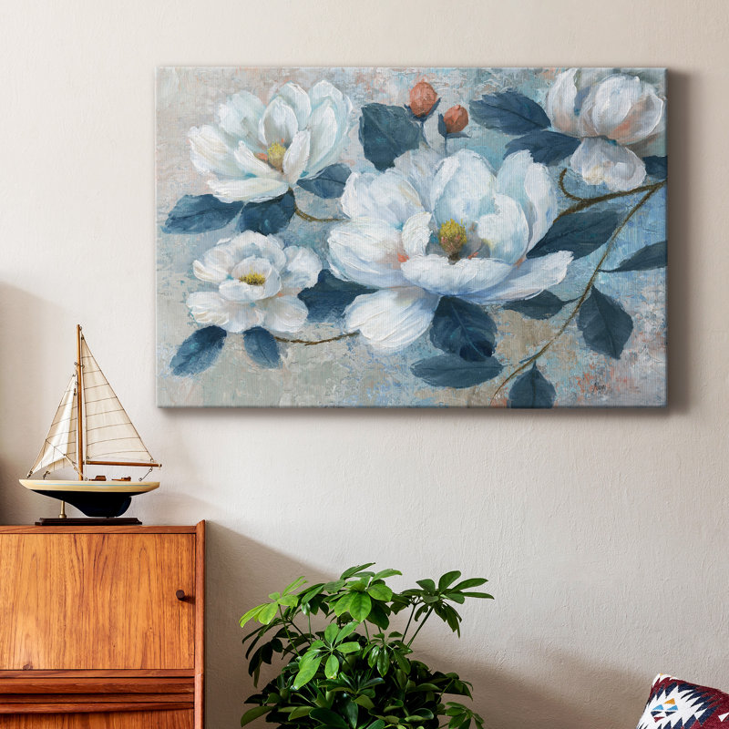 Spring Bloom II - peinture sur toile tendue, H 8 po x l 12 po x P 1,5 po