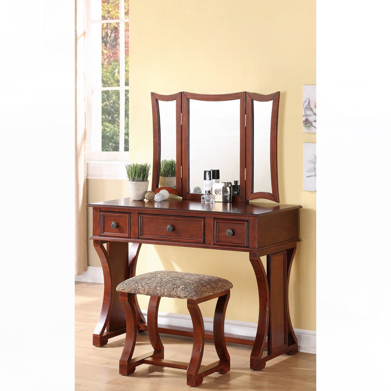 Ensemble de meuble-lavabo moderne, Cerisier