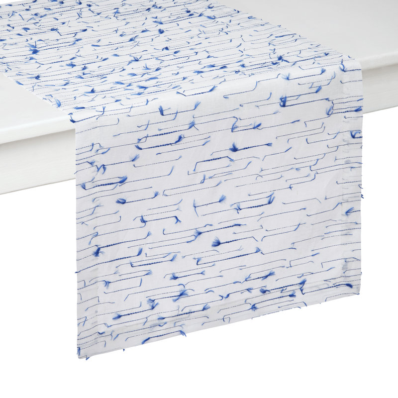Amalfi Geometric Table Runnner, 108" L x 16" D