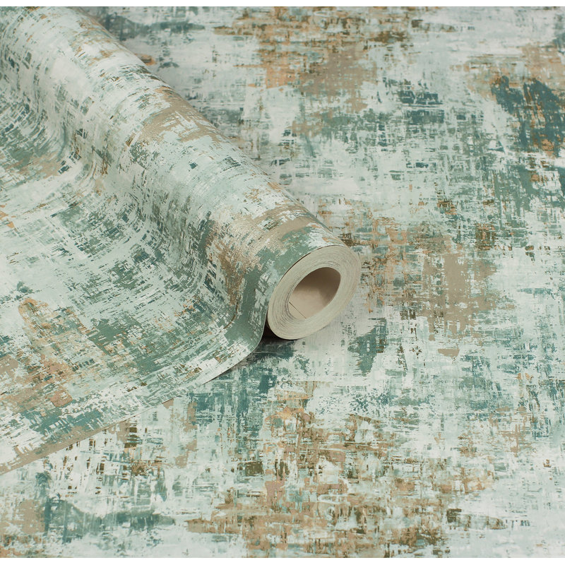Sergio Abstract Texture Wallpaper, Green