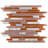 Tessera Piano 11-3/4 " x 11-7/8 " Glass Mosaic Wall Tile-40612872