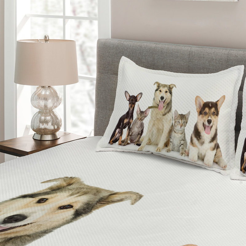 Coverlet, King Bedspread + 2 Shams