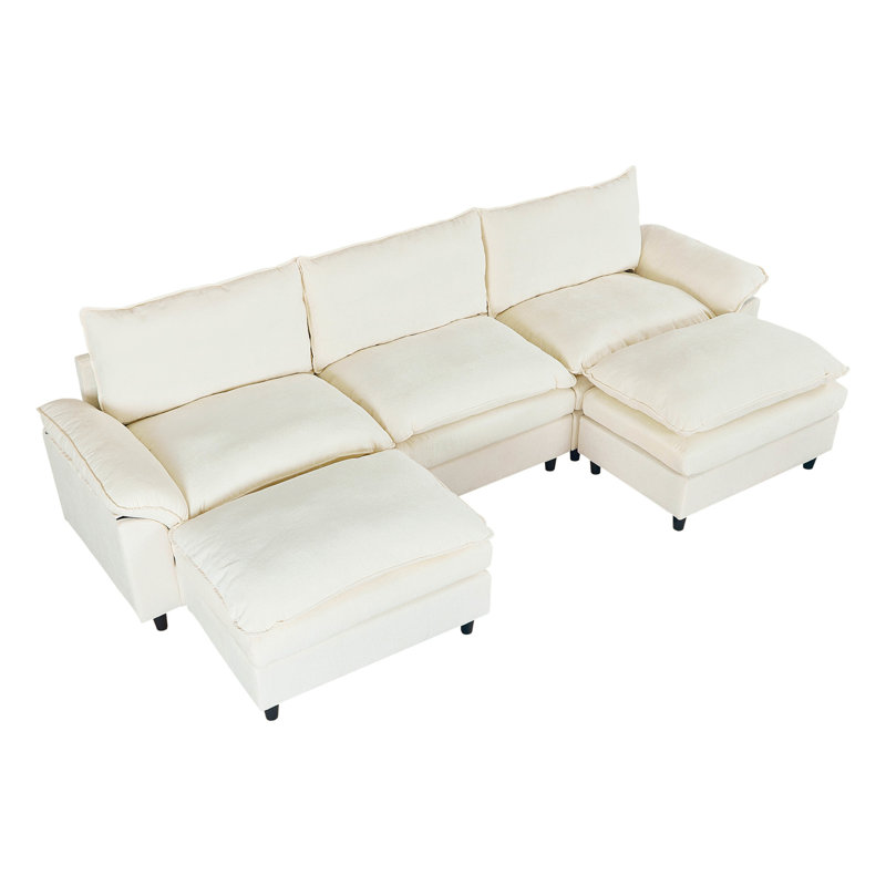 Sofa, Beige Linen
