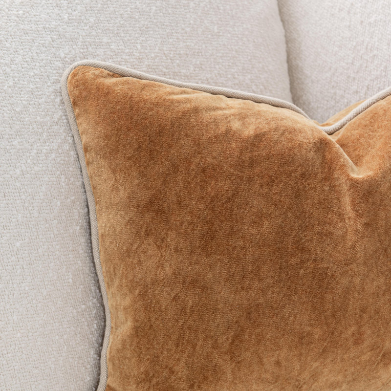 Heirloom Throw Pillow, Orange, Rectangle 14"H x 20"W