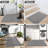 Dirt Trapper Door Mat, Non-Slip Washable Doormats Welcome Mat, Dirt Resistant and Absorbent Entrance Mat, Low Profile Floor Mats for Front Back Door, Entryway-426747037-426747026