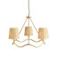 Wrangler 3lt Pendant light finished and Raffia-103222542