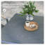 Table de salle à manger extensible pour l'extérieur, table de patio à cadre en aluminium de 41 à 83 po avec plateau en acier effet bois, table de patio extensible rectangulaire pour 6 à 8 personnes, gris foncé