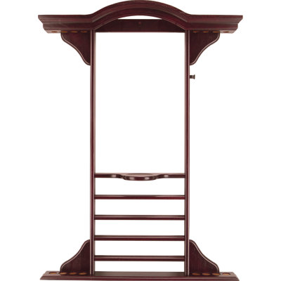 Deluxe 8 Cue Wall Rack
