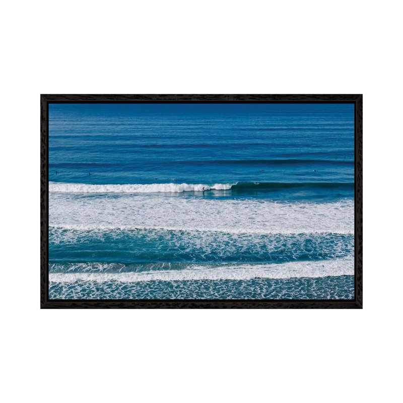 California Surfing VII by Bethany Young - Print on Canvas, 45.72cm H x 66.04cm W x 3.81cm D, Black Framed