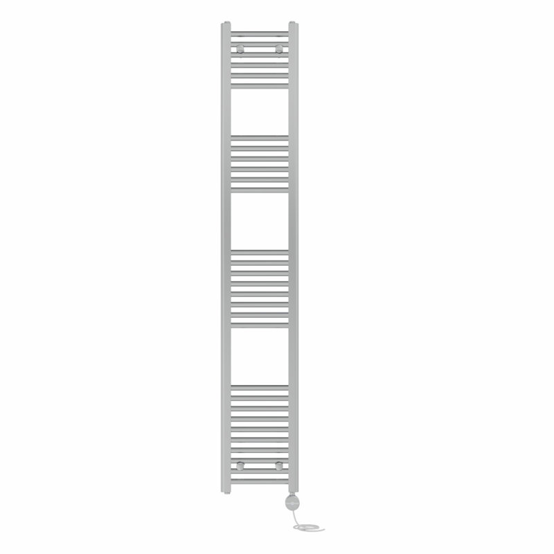 Bellamira Straight Towel Rail Heated Towel Rails, 180cm H x 30cm W x 3cm D, Chrome