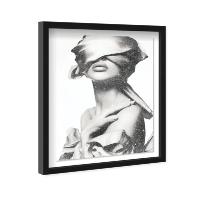 Blinded Grace I Shadowbox Fashion Print by Oliver Gal, Black Frame, 16 x 20