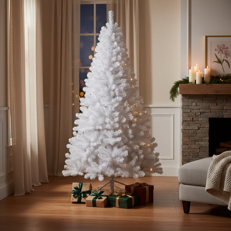 Arbre de Noël épinette blanc 8 pi