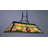 3-light pool table light Rustic Billiards Light Fixtures With Tiffany-style Shark Shade For Game Room Farmhouse Chandelier-1071320389