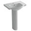 Veer™ Ceramic Pedestal Bathroom Sink with Overflow-10942340-19195678-46044464