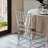 Kurland Slat Back Side Chair in Clear