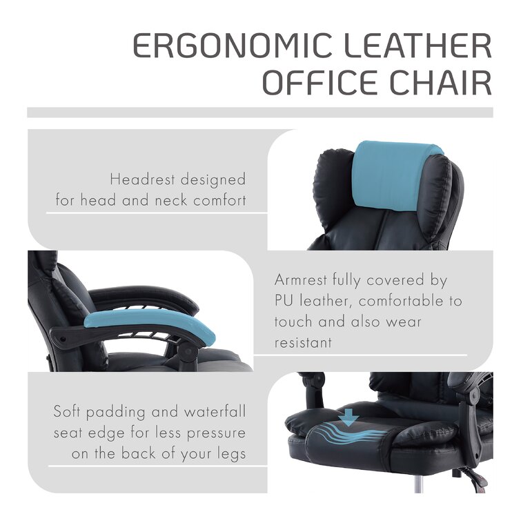 Halifax North America Leather 48 High Office Chair | Mathis Home