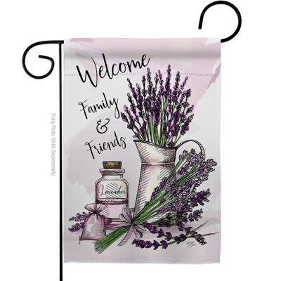 Double Sided 18.5'' H x 13'' W Polyester Garden Flag