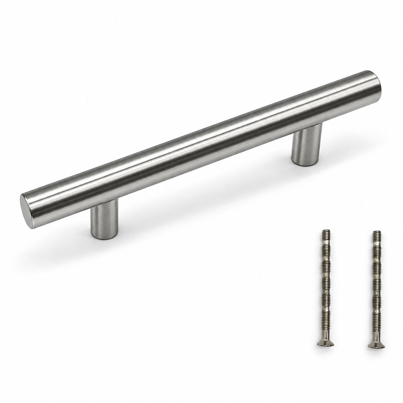 Stainless Steel Modern Drawer Pulls, Cabinet Hardware Multipack for Kitchen, Dresser & Bathroom Vanity（10pack）
