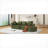 Lunford 116" Modern Curved Compression Boneless Sectional Sofa With Back Pillows-111667519