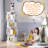 Hildelind 51.2-63.6"H 360° Rotating Bookcase, Storage and Display Bookshelf for Home Office and Living Room-869285683-807166168