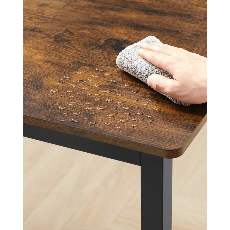 Adrey 110 L x 70 W Dining Table, Rustic Brown
