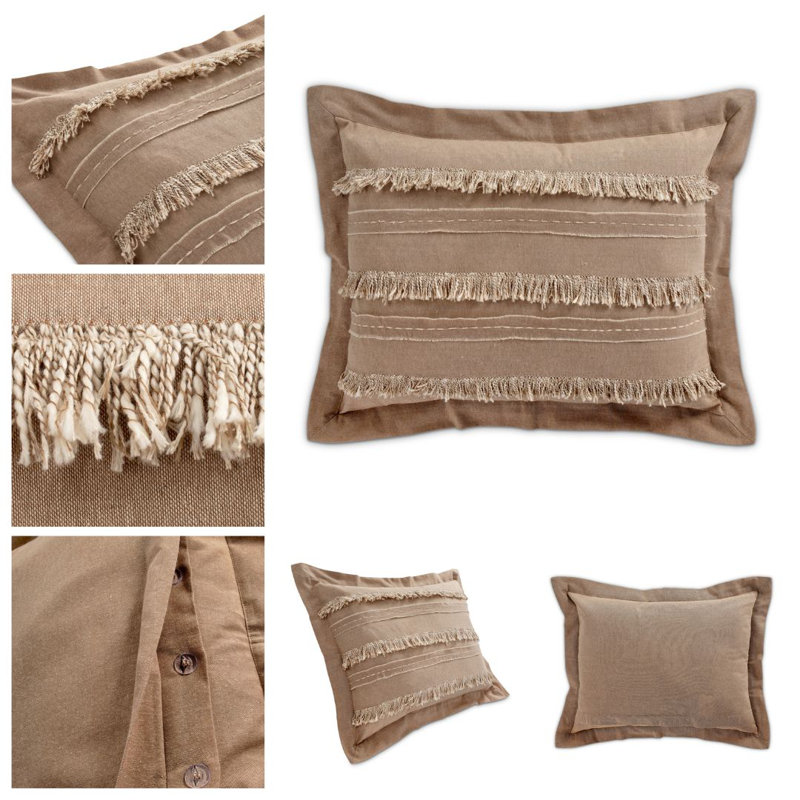 Ensemble de couette Country Lane - Toast, Housse de couette de très grande taille + 5 taies