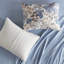 Édredon et drap bleu floral, matériau, produit de 1,53 po de hauteur, aquarelle avec draps, largeur de paquet de 13,19 po, jusqu'à 16 po