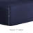 3-Piece Bed Sheet Set | Dark Denim | Cotton Rich Twin Bed Sheet Set | Anti-Microbial-126707478-126537529
