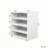 Shoe Box with RGB LED Light, Wooden Stackable Shoe Storage Box with Glass Door, Shoe Storage Bin Shoe Display Case for Sneakers (4 Tier-1)-521894502